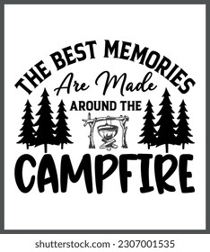 Camping T-Shirt Design, SVG Cut Files, Typography T-Shirt Design,
Camping Quotes, Clothing, Illustration, Print Template.