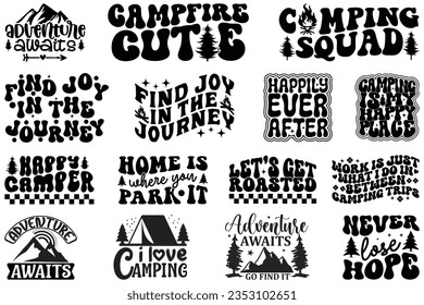 Camping T-shirt And SVG Design Bundle, Camping House SVG Quotes Design t shirt Bundle, Vector EPS Editable Files , can you download this Design Bundle. svg