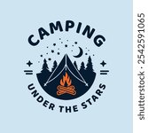 Camping Under the Stars Logo design