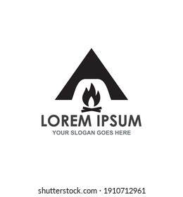 camping vector , adventure logo vector
