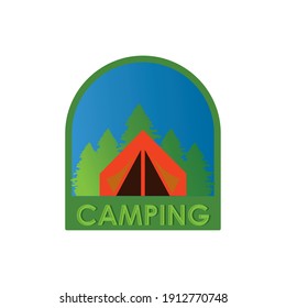 camping vector , adventure logo vector