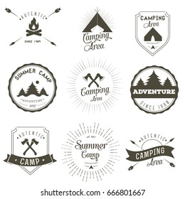 Camping vector design