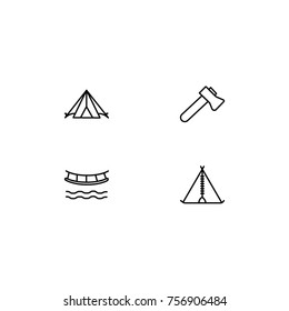 Camping Vector Icon