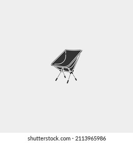 Camping vector icon illustration sign