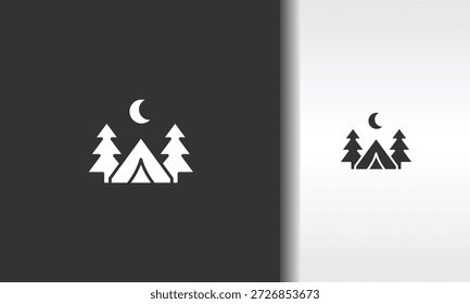 Vector, Icono O Logotipo De Camping Ilustración De Símbolo Aislado