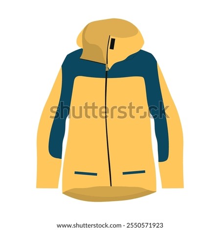 Camping Vector Illustration - Outdoor Jacket