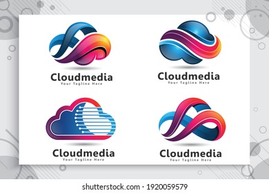 Camping vector logos with modern badge concepts, illustrations of wild nature with mountains and camp as a symbol digital of camping and travel service on wild