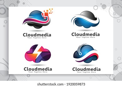 Logotipos vectores de camping con conceptos modernos de insignia, ilustraciones de naturaleza salvaje con montañas y campamento como símbolo digital de servicio de camping y viajes en estado salvaje