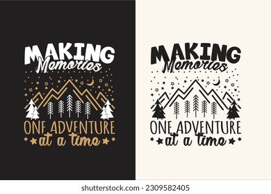 Camping vector t shirt design, Camping vector, outdoor, hiking, adventure,