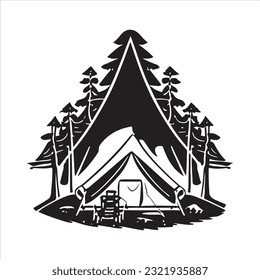 Camping-Vektorsymbol-Paket 2023