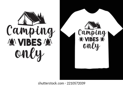 Diseño de sólo svg para vibraciones de camping