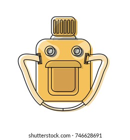 camping water bottle icon