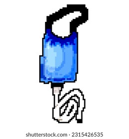 camping water filter game pixel art retro vector. bit camping water filter. old vintage illustration