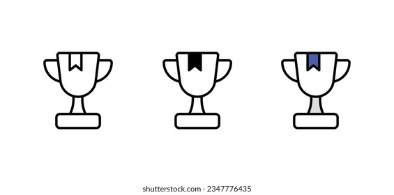 Campionsymbol-Design mit weißem Hintergrund - Stockillustration