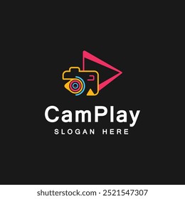 Camplay es un diseño de logotipo moderno