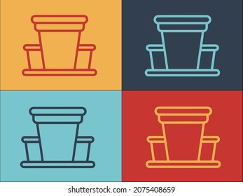 Campsite Building Logo Template, Simple Flat Icon of building,campsite,architecture