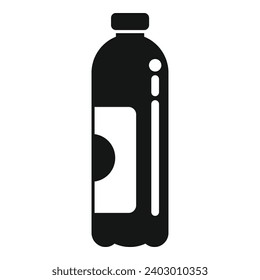 Campsite drink bottle icon simple vector. Water supply. Nature outdoor vacation