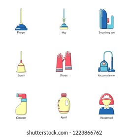 Campsite icons set. Flat set of 9 campsite vector icons for web isolated on white background
