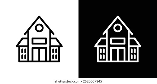 Campus Icon Vektor, Illustration Logo Vorlage im trendigen Stil