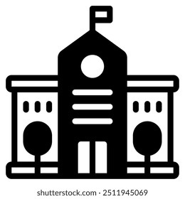 Icono del campus para el Web, App, infografía, etc