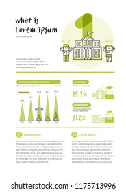 Campus infographic- vector