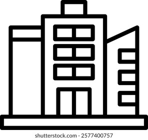 Campus Line Vector Icon Design