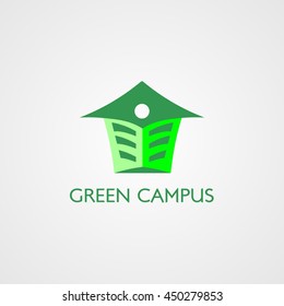 Campus Logo Design Template.