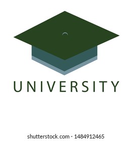 Campus university logo template vector