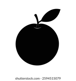 Camu Camu Silhouette Vector Art | Black and White Fruit Illustration