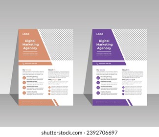 Kann an Broschüren, Steuern, Zeitungen, Banner, Firmenpräsentationen, Portfolios, Flyer, Werbung und Webseiten angepasst werden ist diese Design-Vorlage für das A4-Corporate Business Flyer.
