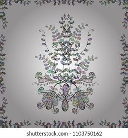 Can be used for cards, invitations, save the date cards and many more. Vector abstract pattern page for antistress. Vector illustration. On white, neutral and gray colors.