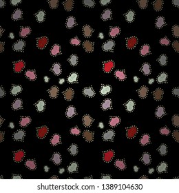 Can be used for cards, invitations, save the date cards and many more. On black, green and neutral colors. Vector abstract pattern page for antistress. Vector illustration.