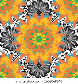 Can be used for cards, invitations, save the date cards and many more. Big set of watercolor floral elements. Vector cute watercolor seamless flower pattern.