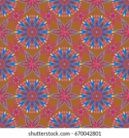 Can be used for cards, invitations, save the date cards and many more. Vector cute watercolor seamless flower pattern. Big set of watercolor floral elements.