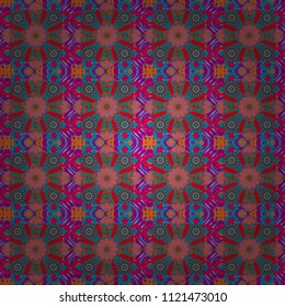 Can be used in dressing clothes, textiles, household items. Embroidery colorful trend floral seamless pattern in black, blue and neutral colors. Traditional ornamental flower pattern on dress mockup.