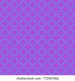 Can be used in dressing clothes, textiles, household items. Embroidery colorful trend floral seamless pattern in magenta and violet colors. Vector traditional ornamental flower pattern on dress mockup