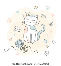 Can be used for greeting card, kids t-shirt design, print or poster