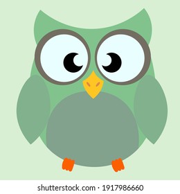 Can be used as a logo
,owl logo
