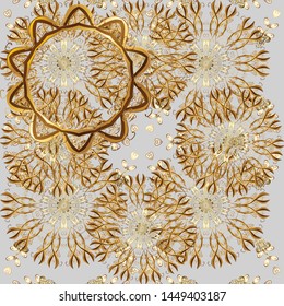 It can be used on mug prints, baby apparels, wallpaper, wrapping boxes etc. Pattern beige, brown and gray on colors. - stock. Seamless Cute fabric pattern. Abstract doodles pattern. Vector sketch.