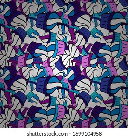 It can be used on mug prints, baby apparels, wallpaper, wrapping boxes etc. Seamless Cute fabric pattern. Pattern white, black and blue on colors. - stock. Abstract doodles pattern. Vector sketch.
