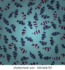 It can be used on wallpaper, mug prints, baby apparels, wrapping boxes etc. Blue, black and violet on colors. Seamless Beautiful fabric pattern. Vector - stock. Nice background. Doodles cute pattern.