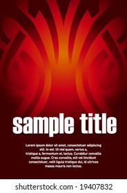 Can be used as a poster or an invitation card. Just place your own texts and titles.