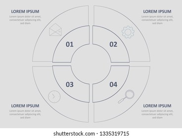 Can be used for presentations banner, workflow layout, process diagram, flow chart, info graph