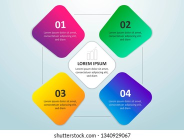 Can be used for presentations banner, workflow layout, process diagram, flow chart, info graph