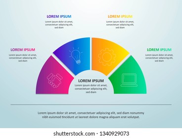 Can be used for presentations banner, workflow layout, process diagram, flow chart, info graph