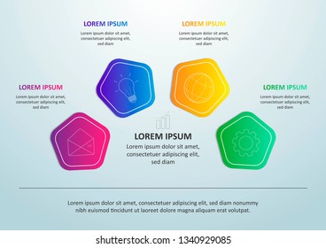 Can be used for presentations banner, workflow layout, process diagram, flow chart, info graph