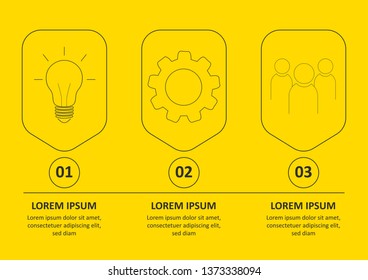 Can be used for presentations banner, workflow layout, process diagram, flow chart, info graph