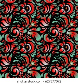 Can be used for textile or fabric. Classical luxury old fashioned damask ornament.