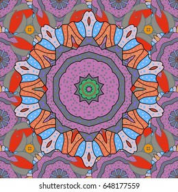 Can be used for textile, greeting card, coloring book, phone case print. Indian floral paisley medallion banners. Henna tattoo style on a white background. Vector ethnic Mandala ornament.