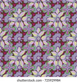 Can be used for textile, greeting card, coloring book, phone case print. Indian floral paisley medallion pattern. Vector Henna tattoo style. Ethnic Mandala ornament.